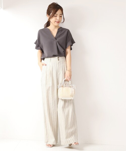 Spick & Span（スピックアンドスパン）の「ナチュラル（パンツ・ナチュラル/34/在庫あり/36/38/S34）」の16枚目の写真