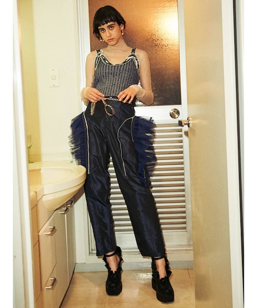 PAMEO POSE（パメオポーズ）の「TULLE WING PANTS（パンツ