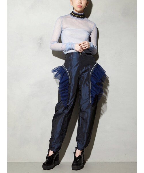 PAMEO POSE（パメオポーズ）の「TULLE WING PANTS（パンツ