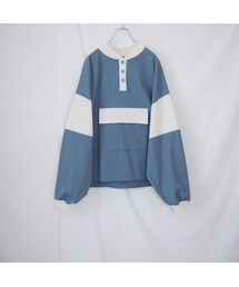 Handmade | コットンプルオーバー （スモーキーブルー）(シャツ/ブラウス)