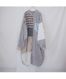 Handmade | シャツワンピース（ホワイト系）(ワンピース)