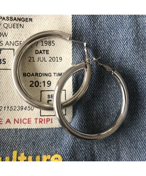 no brand（ノーブランド）の「Simpleフープピアス（ピアス（両耳用）・レディース・その他）」の6枚目の写真