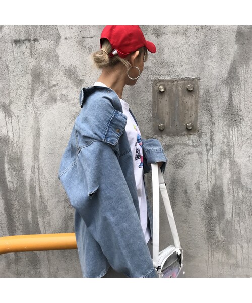 no brand（ノーブランド）の「Simpleフープピアス（ピアス（両耳用）・レディース・その他）」の3枚目の写真