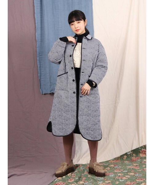 merry jenny（メリージェニー）の「リボンキルテングコート（その他