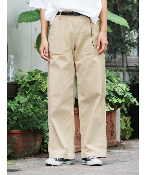 Ungrid(アングリッド)の「ウォッシュベイカーパンツ(パンツ・ベージュ/カーキ・M/S)」の5枚目の写真