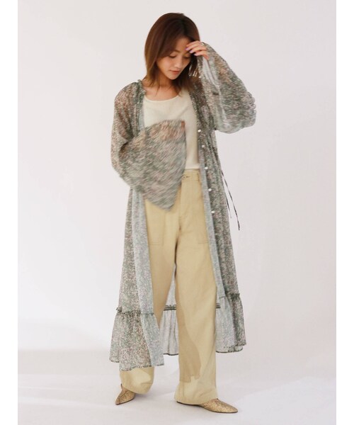 Ungrid(アングリッド)の「ウォッシュベイカーパンツ(パンツ・ベージュ/カーキ・M/S)」の7枚目の写真