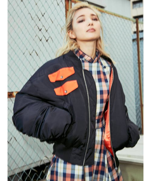 PAMEO POSE（パメオポーズ）の「Flap Short Down JK（ブルゾン）」 - WEAR