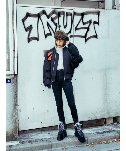 PAMEO POSE（パメオポーズ）の「Flap Short Down JK（ブルゾン）」 - WEAR