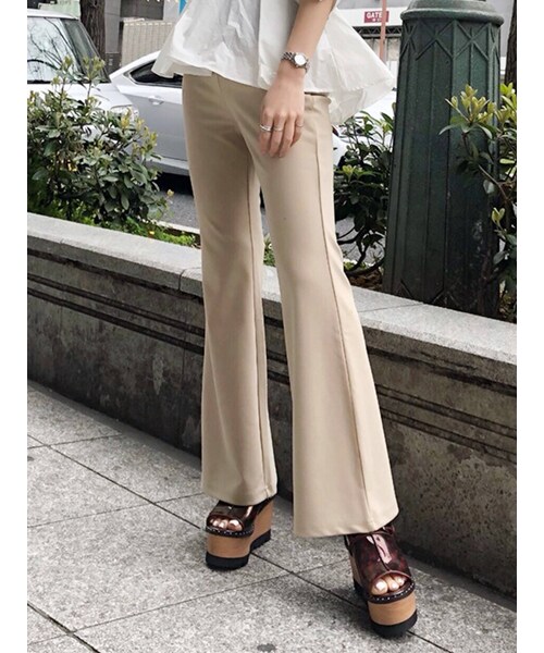 MURUA（ムルーア）の「スリムフレアパンツ（パンツ）」 - WEAR