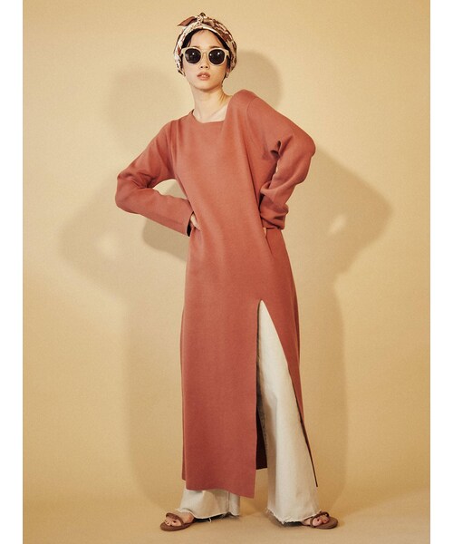 Ungrid（アングリッド）の「カットオフカラーワイドデニム（デニムパンツ・アイボリー/ベージュ・25ｲﾝﾁ/24ｲﾝﾁ/26ｲﾝﾁ）」の21枚目の写真