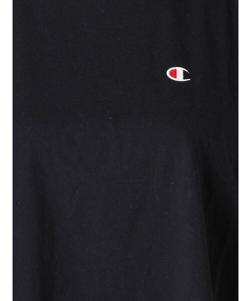 Ungrid(アングリッド)の「Champion別注 ショートルーズTee(Tシャツ/カットソー・カーキ/ブラック/ピンク・F)」の18枚目の写真