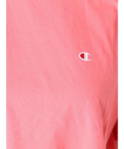 Ungrid(アングリッド)の「Champion別注 ショートルーズTee(Tシャツ/カットソー・カーキ/ブラック/ピンク・F)」の19枚目の写真