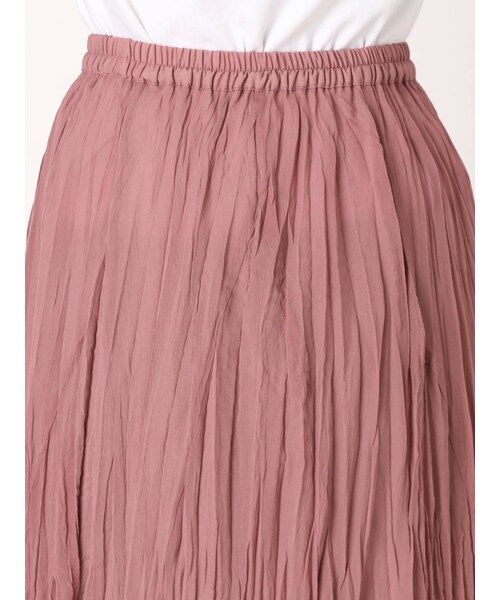 Ungrid（アングリッド）の「楊柳フレアマキシスカート（スカート・パープル/ミディアムグレー/オフホワイト・F）」の16枚目の写真