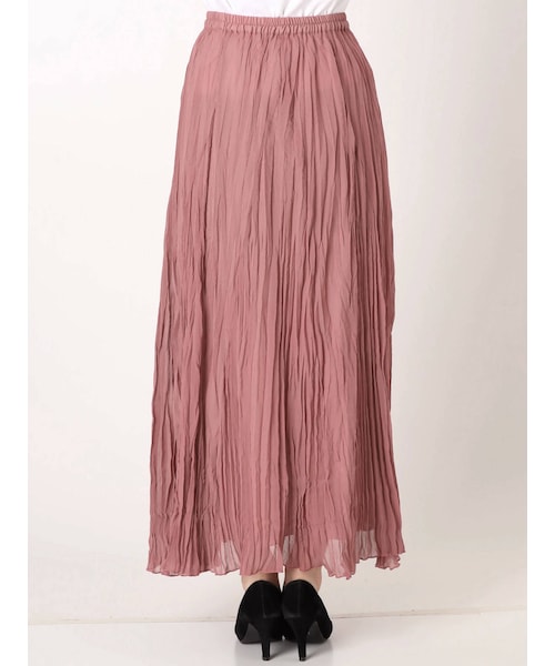 Ungrid（アングリッド）の「楊柳フレアマキシスカート（スカート・パープル/ミディアムグレー/オフホワイト・F）」の14枚目の写真