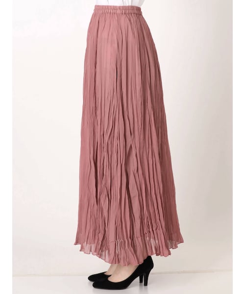 Ungrid（アングリッド）の「楊柳フレアマキシスカート（スカート・パープル/ミディアムグレー/オフホワイト・F）」の13枚目の写真