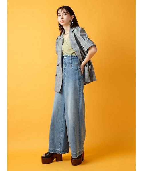EMODA（エモダ）の「バックレースアップジャストウエストワイド 