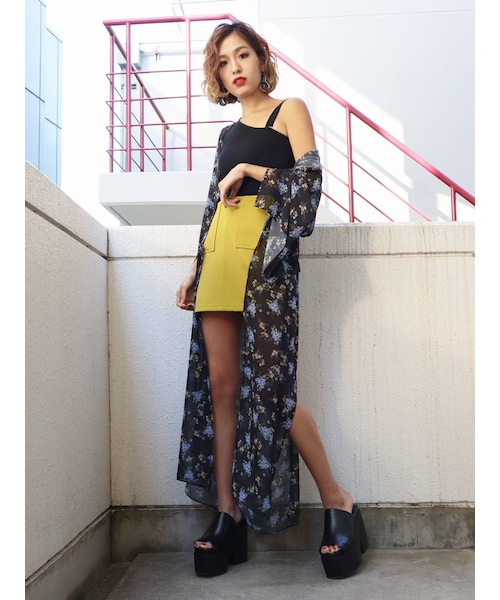 EMODA（エモダ）の「ハイステップサンダル（その他シューズ・ブラック/ライトミックス・M/S/L）」の5枚目の写真