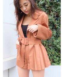 EVRIS | プリーツドッキングテーラードジャケット(テーラードジャケット)