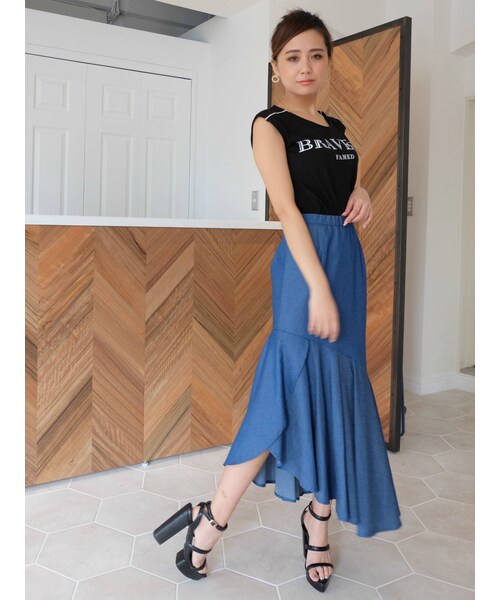 RESEXXY（リゼクシー）の「太ヒールサンダル（その他シューズ・ミックス/ブラック・M/L/S）」の7枚目の写真