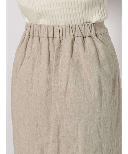 Ungrid（アングリッド）の「ストレッチスリットマキシスカート（スカート・キャメル/ベージュ・M/S）」の14枚目の写真