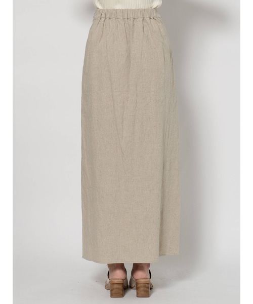 Ungrid（アングリッド）の「ストレッチスリットマキシスカート（スカート・キャメル/ベージュ・M/S）」の11枚目の写真