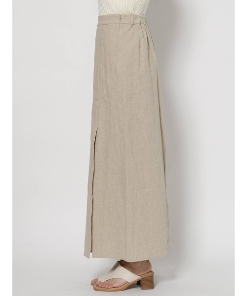 Ungrid（アングリッド）の「ストレッチスリットマキシスカート（スカート・キャメル/ベージュ・M/S）」の10枚目の写真