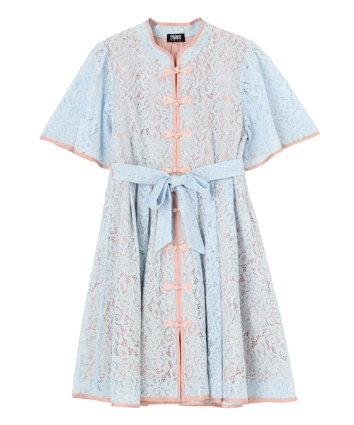大人気の PAMEO POSE（パメオポーズ）の「Macau Lace Mini Dress ワンピース