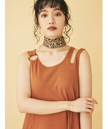 MURUA | フラワーレオパードスカーフ(ファッション雑貨)
