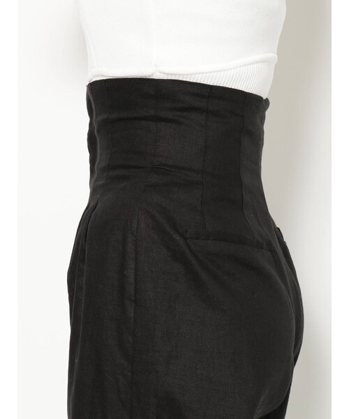 EMODA（エモダ）の「ロングウエストワイドパンツ（パンツ・キャメル/ブラック・S/M）」の20枚目の写真