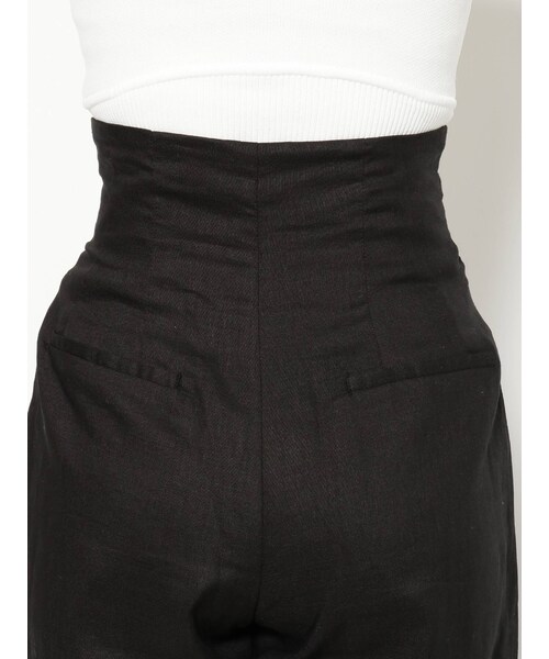 EMODA（エモダ）の「ロングウエストワイドパンツ（パンツ・キャメル/ブラック・S/M）」の19枚目の写真