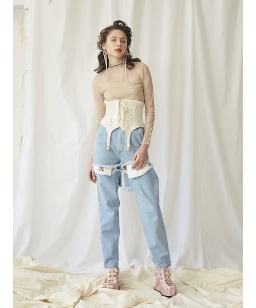 PAMEO POSE(パメオポーズ)の「Multi Corset(その他雑貨・ホワイト・F)」の5枚目の写真
