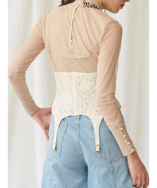 PAMEO POSE(パメオポーズ)の「Multi Corset(その他雑貨・ホワイト・F)」の7枚目の写真