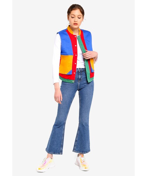Guess（ゲス）の「GUESS x J Balvin Color-Block Denim Vest Jacket 