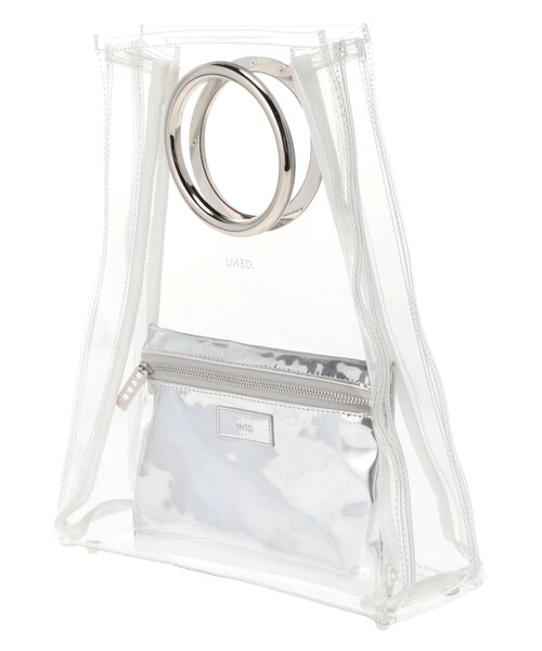 UN3D.（アンスリード）の「RING HANDLE ORI BAG（ハンドバッグ・ゴールド/シルバー・F）」の4枚目の写真
