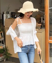 DHOLIC | シャーリングアンサンブル(アンサンブル)