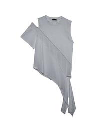 AULA | AULA メッシュ ライン Tシャツ(Tシャツ/カットソー)