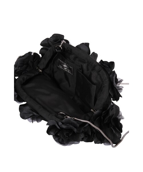 GRACE CONTINENTAL（グレースコンチネンタル）の「コサージュモチーフクラッチ（バッグ・レディース・ベージュ/ブラック・F）」の8枚目の写真