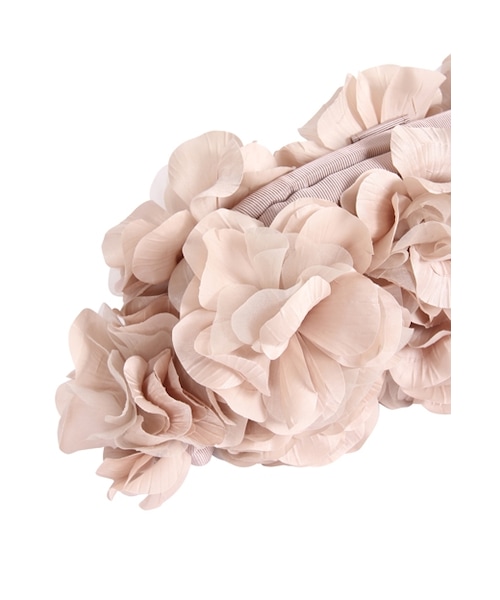 GRACE CONTINENTAL（グレースコンチネンタル）の「コサージュモチーフクラッチ（バッグ・レディース・ベージュ/ブラック・F）」の5枚目の写真