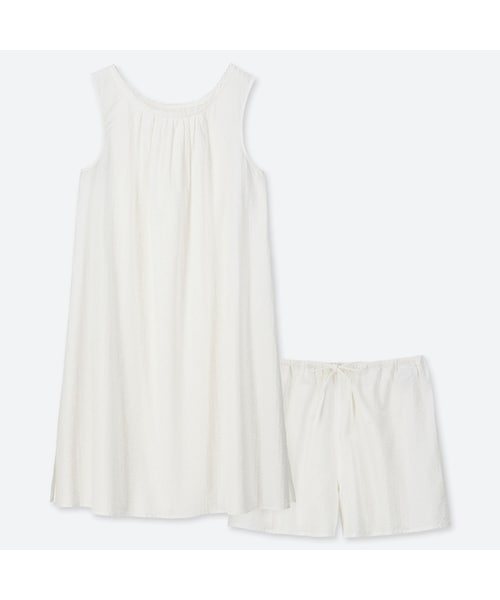 UNIQLO（ユニクロ）の「ライトコットンパジャマドレスセット