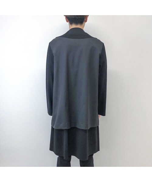 KONYA(コンヤ)の「KONYA / LAYERED GOWN COAT /black(その他アウター・メンズ・その他)」の9枚目の写真