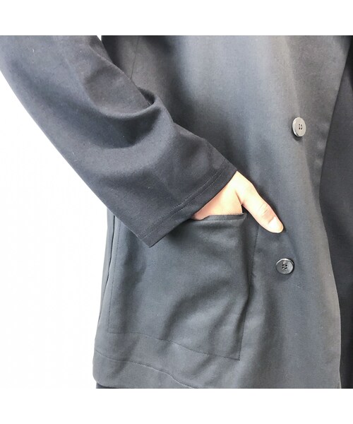 KONYA(コンヤ)の「KONYA / LAYERED GOWN COAT /black(その他アウター・メンズ・その他)」の7枚目の写真
