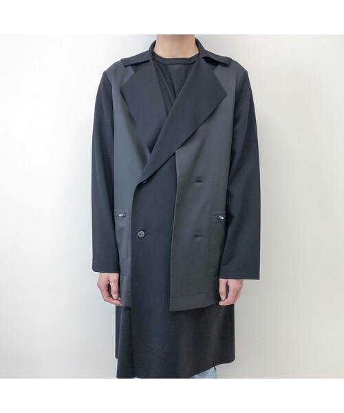 KONYA(コンヤ)の「KONYA / LAYERED GOWN COAT /black(その他アウター・メンズ・その他)」の10枚目の写真