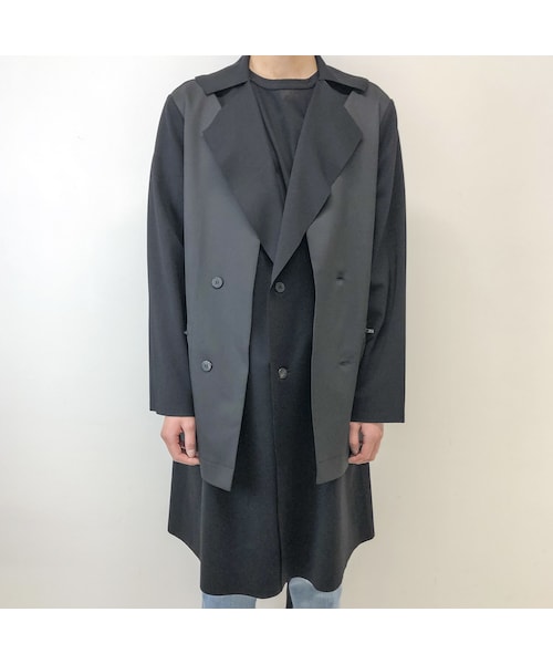 KONYA(コンヤ)の「KONYA / LAYERED GOWN COAT /black(その他アウター・メンズ・その他)」の5枚目の写真