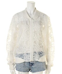 FIG&VIPER | 刺繍チュールカーデ(04103005)(トップス)