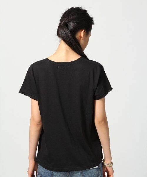 GLOBAL WORK（グローバルワーク）の「プリントT半袖（トップス・レディース・ホワイト(ゴールド)02/ホワイト(ロゴ)05/ホワイト(ビーチ)06/ブラック09/グレー12・Ｓ/Ｍ/Ｌ）」の9枚目の写真