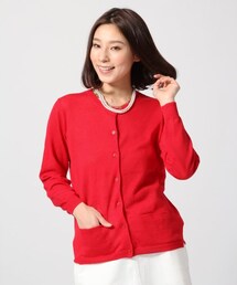 LEPSIM | １２ＧラミーコットンクルーカーディガンＬＳ(トップス)