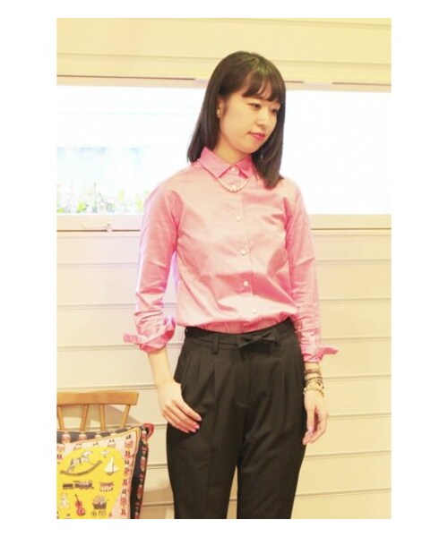 EDIT. FOR LULU(エディットフォールル)の「◆ギャバストレッチウエストリボンツキパンツ(パンツ・レディース・ブラック・34/36/38)」の14枚目の写真