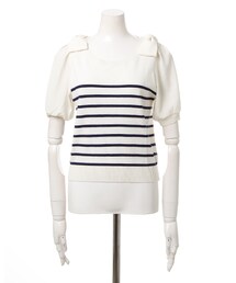 INGNI | 肩リボン／ニット7分袖(トップス)