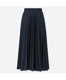 UNIQLO | プリーツロングスカート（丈短め75～79cm）(スカート)