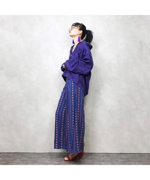 USED（ユーズド）の「ABVIEN purple silk jacket（ブルゾン・レディース・その他）」の3枚目の写真